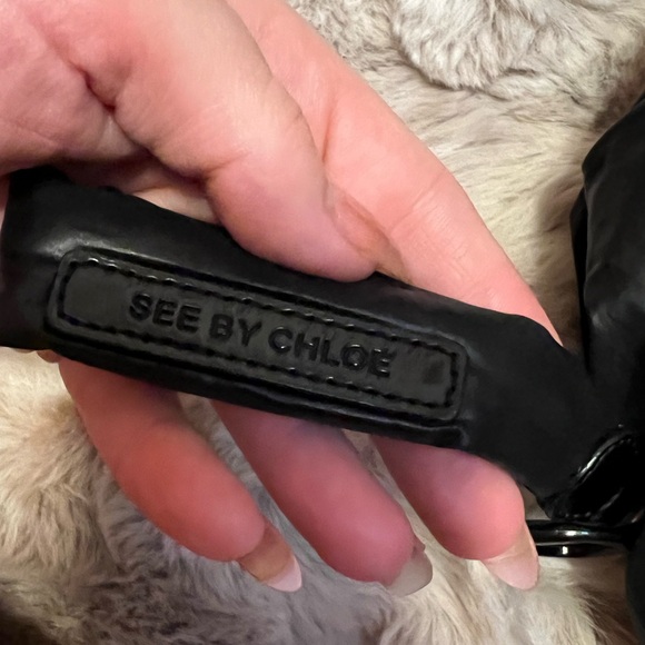 SEE BY CHLOE Black Puffer Joyrider Handbag - Picture 5 of 11